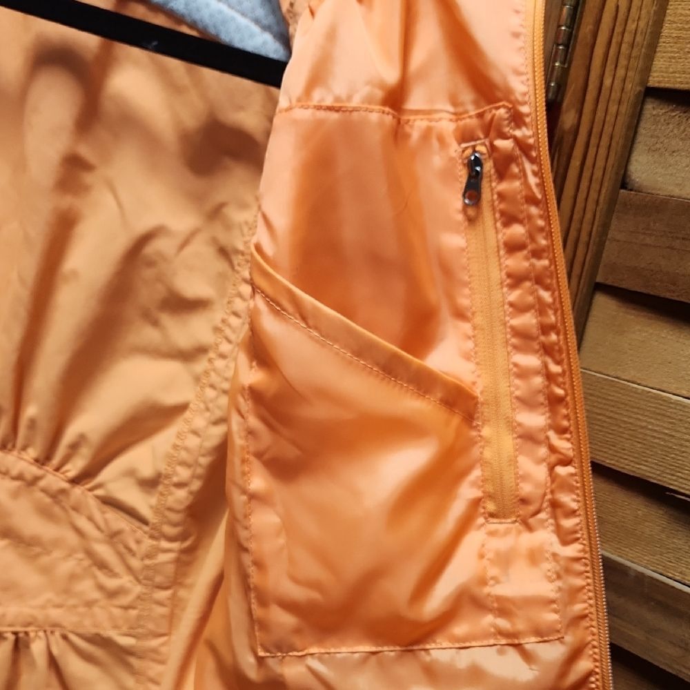 Eddie Bauer Travex Orange Jacket Women XS Coat Multiple Pockets Nylon Polyester - Picture 5 of 9